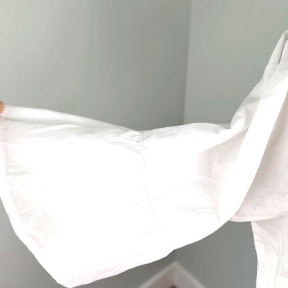 VINTAGE AMERICAN BLUE MADDIE WOMEN'S TOP  EMBROIDERED COTTON SIZE LARGE - Picture 5 of 8